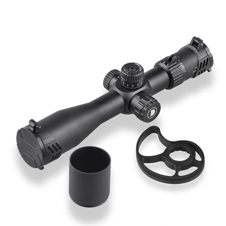 Discovery Optics HT 3-12x40 FFP MOA SF ¼ MOA LT Riflescope