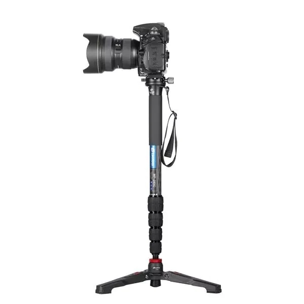 Leofoto MP-364C Carbon Fiber 4 Section Monopod - Max Load 20kg, Max Height 1700mm