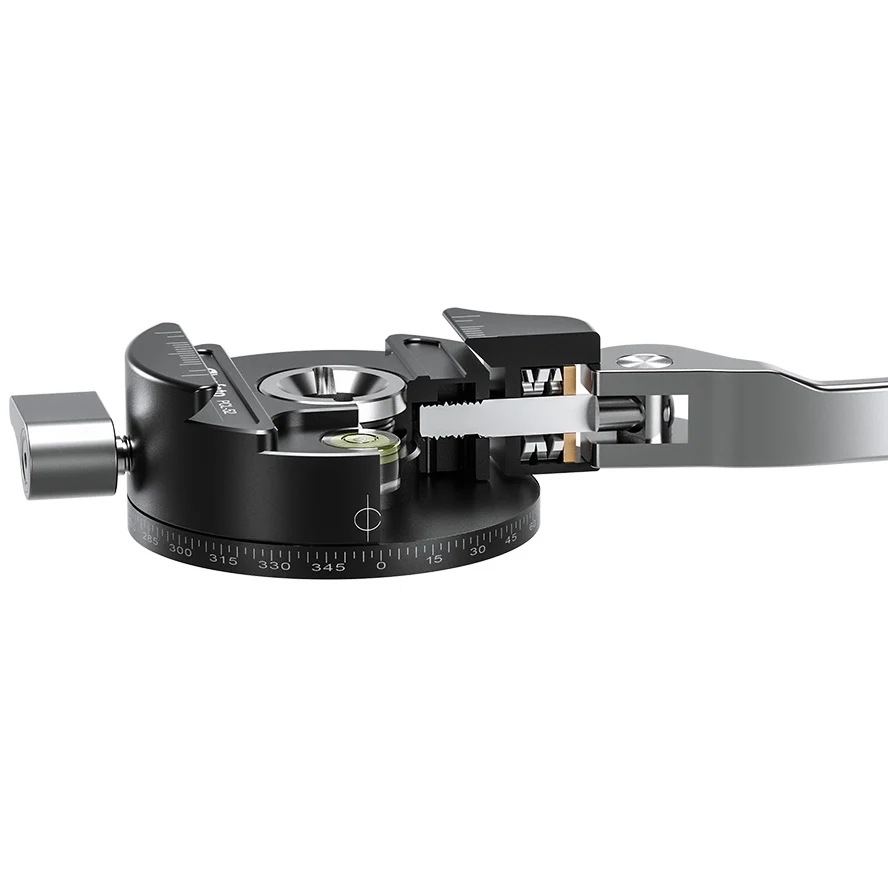 Leofoto LH Series LH-36PCL 36mm Low Profile Ball Head with PCL-52 Panning Clamp and QR Lock System - Max Load 18kg