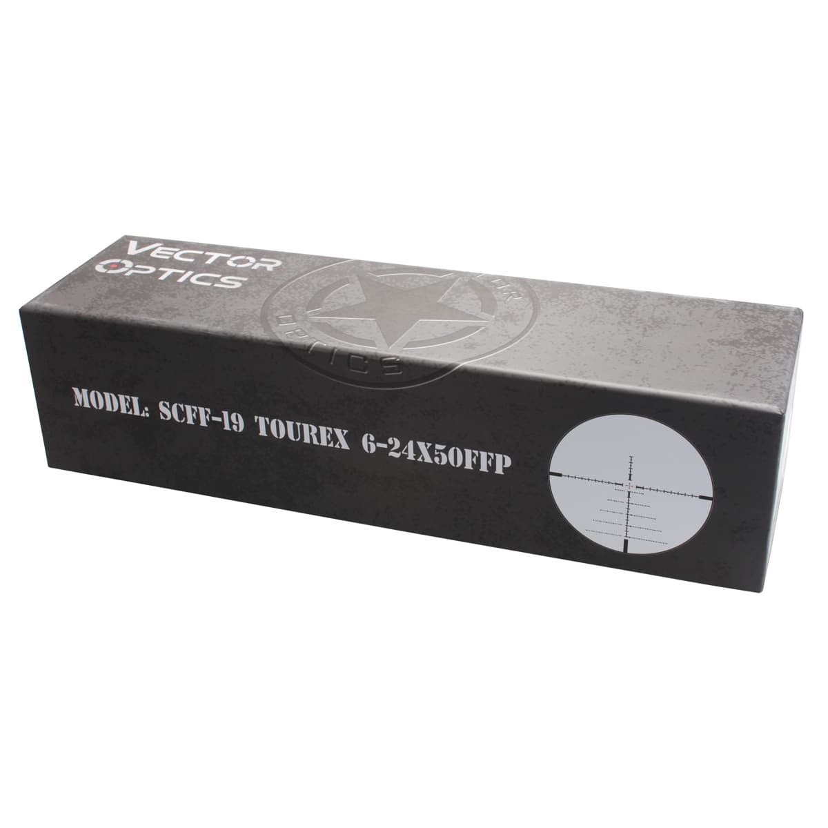 Vector Optics Tourex 6-24x50 FFP Illuminated VML-1 1/4 MOA Rifle Scope 