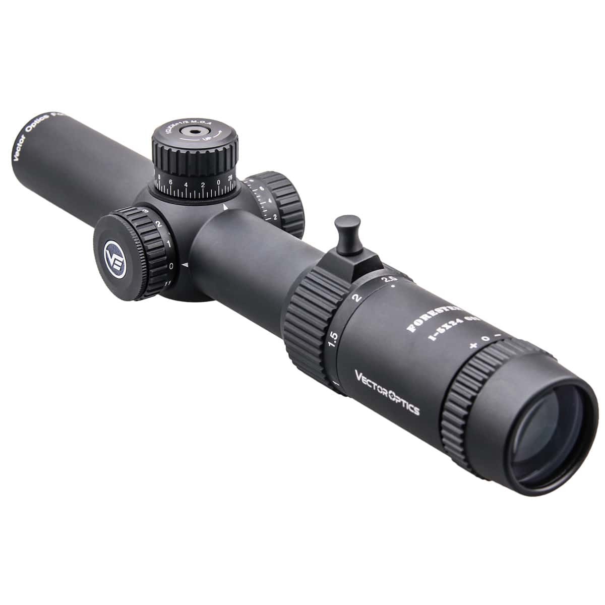 Vector Optics Forester 1-5x24 SFP Gen II Illuminated VFD-2 1/2MOA Rifle Scope