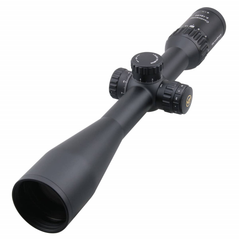 Vector Optics Continental 3-18x50 SFP Illuminated Tactical 1/10 MIL Rifle Scope