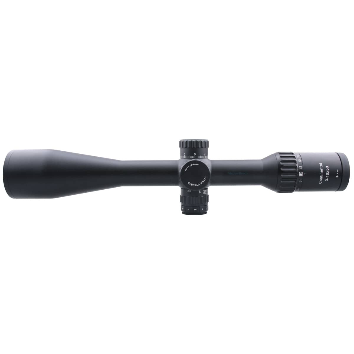 Vector Optics Continental 3-18x50 SFP Illuminated Tactical 1/10 MIL Rifle Scope