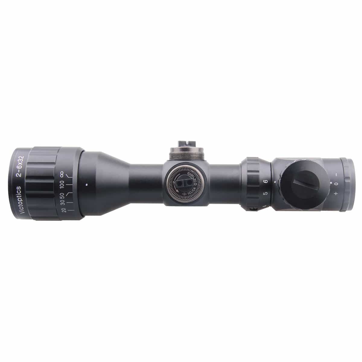 WIN A: Vector Victoptics 2-6x32 AOE SFP Compact Illuminated Rangefinder Reticle 1" Rifle Scope + Weaver Mounts