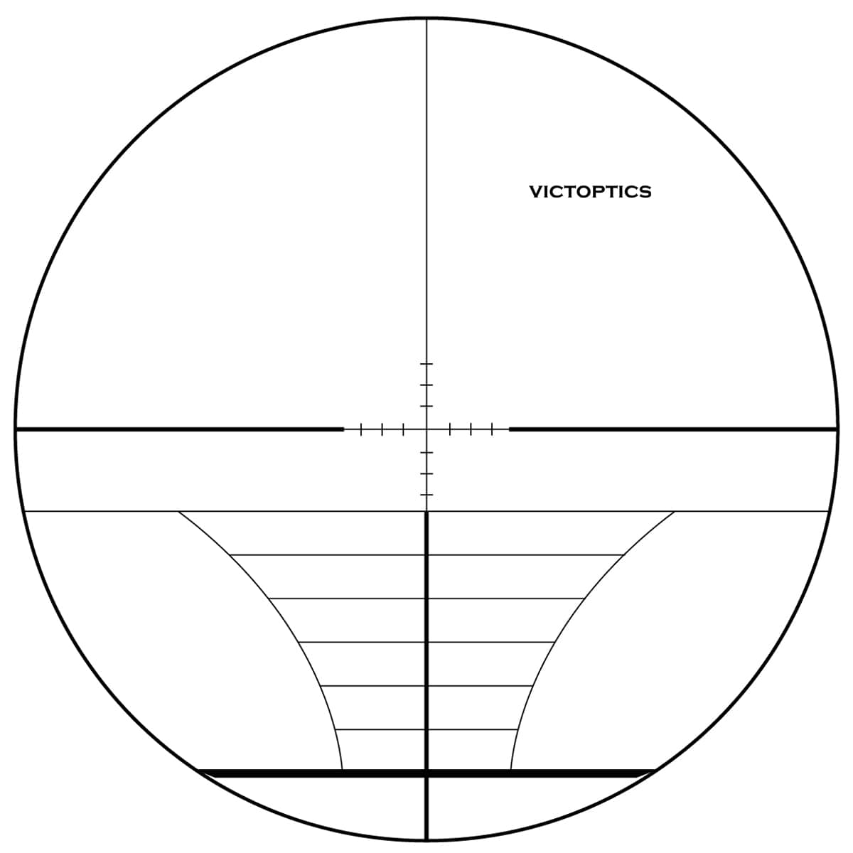 Victoptics 2-6 x 32 AOE SFP Illuminated Rangefinder reticle Rifle Scope - Free Mounts