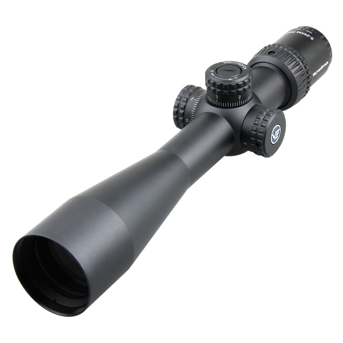 Vector Optics Veyron 6-24x44 Non-IR FFP Sidefocus Super Compact Rifle Scope inc Free Mounts