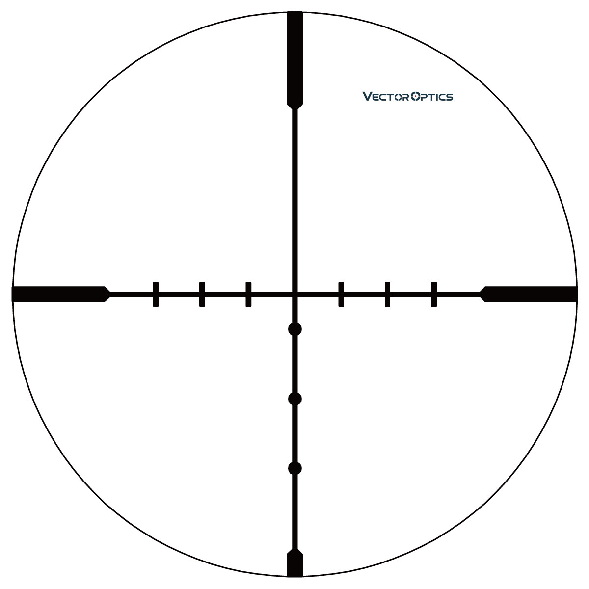 Vector Hugo 6-24x50 SFP Side Focus BDC Non IR Rifle Scope - Free Mounts