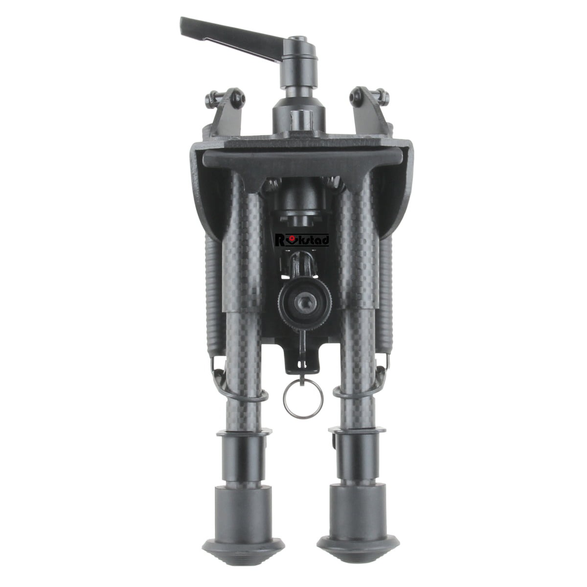 Rokstad 6-9 inch Swivel Bipod for Q/D Swivel with Lever Lock and  Carbon Fibre Legs 