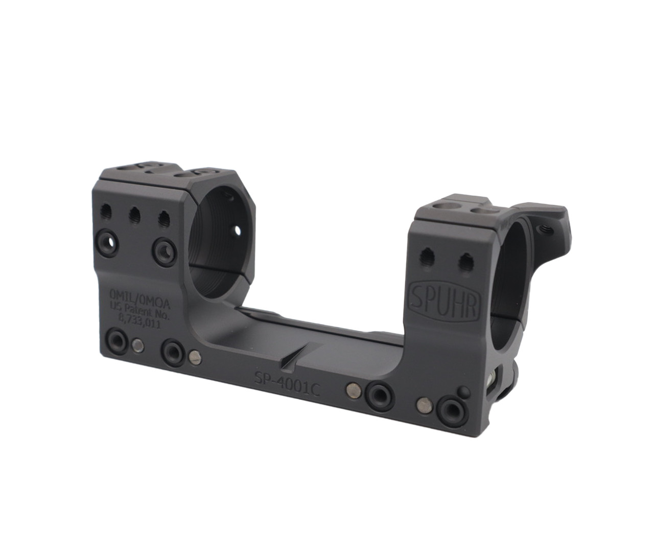 Spuhr ISMS SP-4001C 34mm Medium (30mm) 0 MOA Picatinny One-Piece Mount