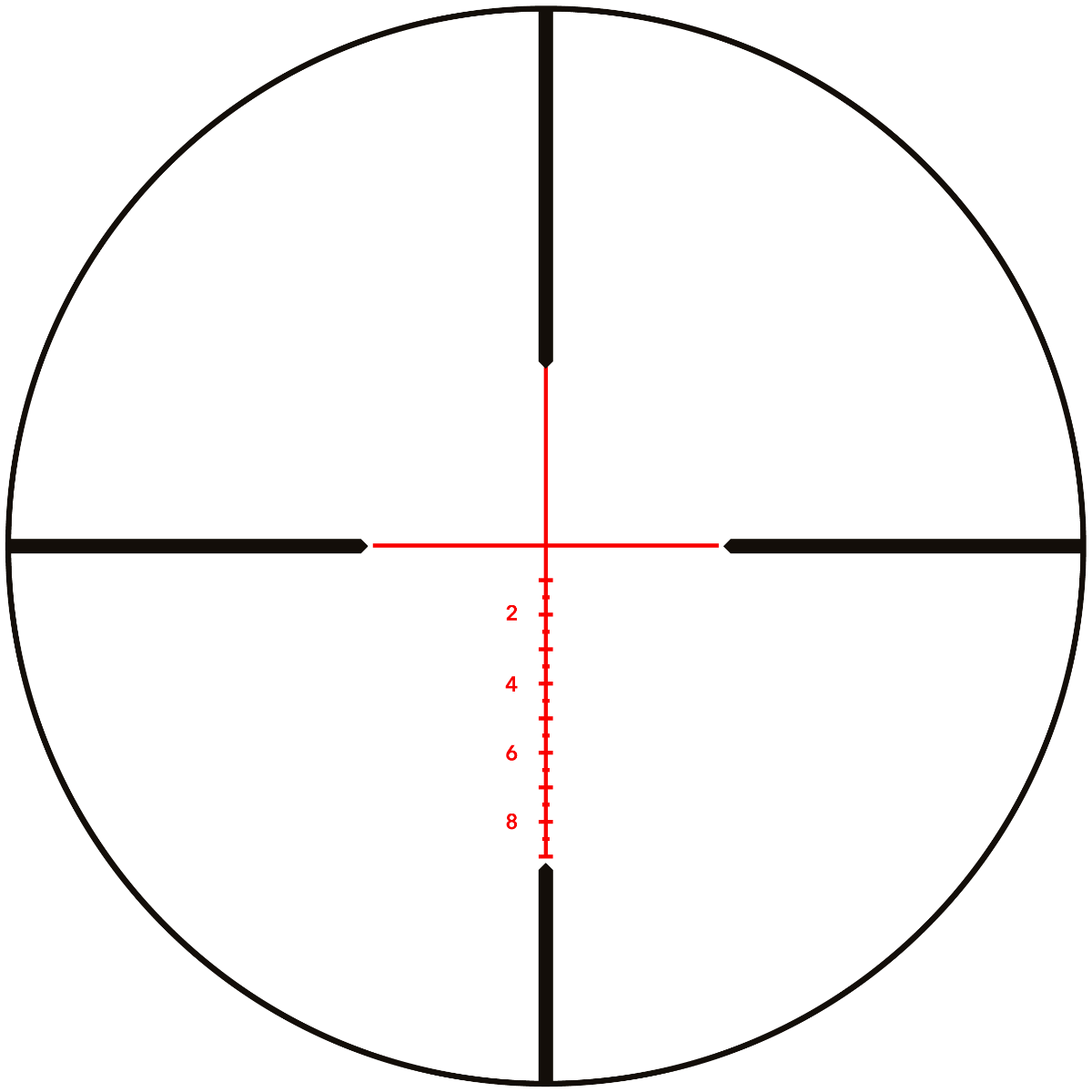 German Precision Optics Spectra 2.5-20x50i FFP rifle scope with exposed target style turrets -  BRi reticle