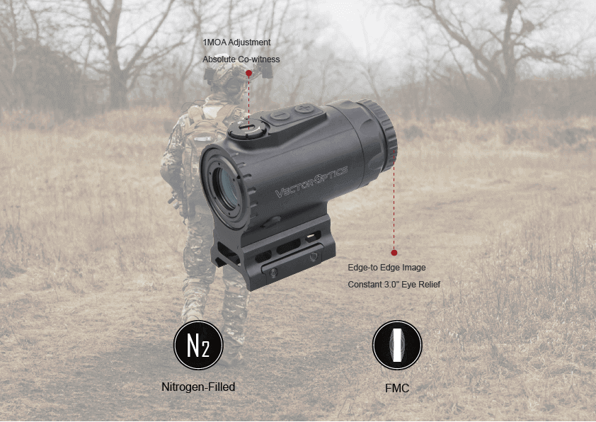 Vector Optics Paragon 1x16 Micro Prism Scope