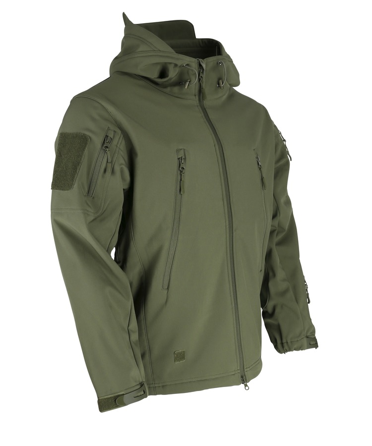 Kombat UK Patriot Soft Shell Jacket - Olive Green