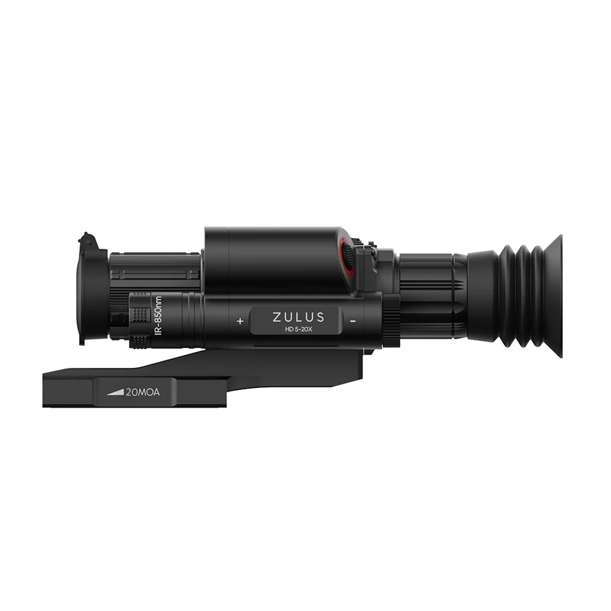 WIN A: DNT Optics ZULUS HD 5-20X Digital Night Vision Scope With LRF And Ballistic Calculator + PM20L 20MOA Picatinny Rail 