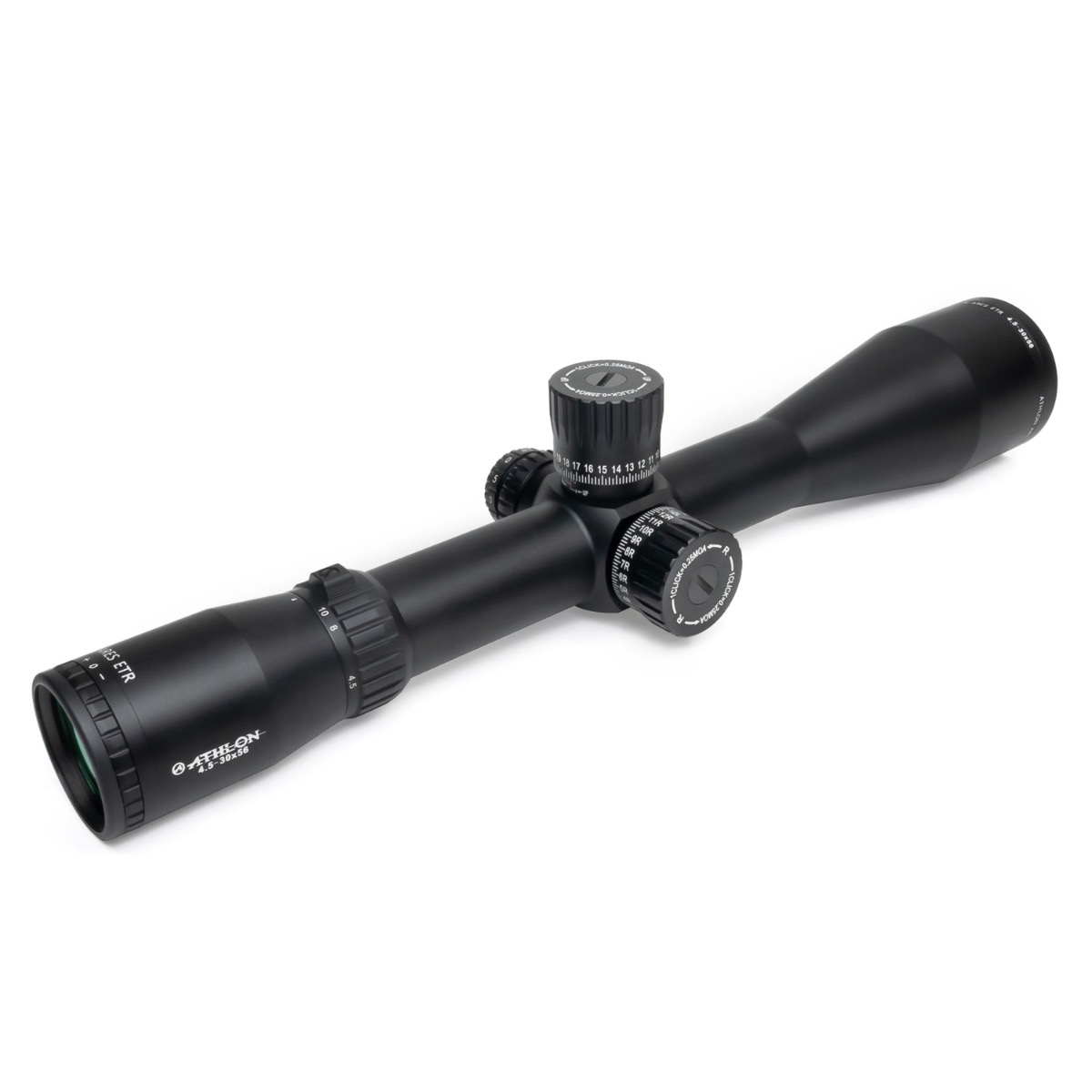 Athlon Ares ETR 4.5-30x56 FFP MOA IR Rifle Scope