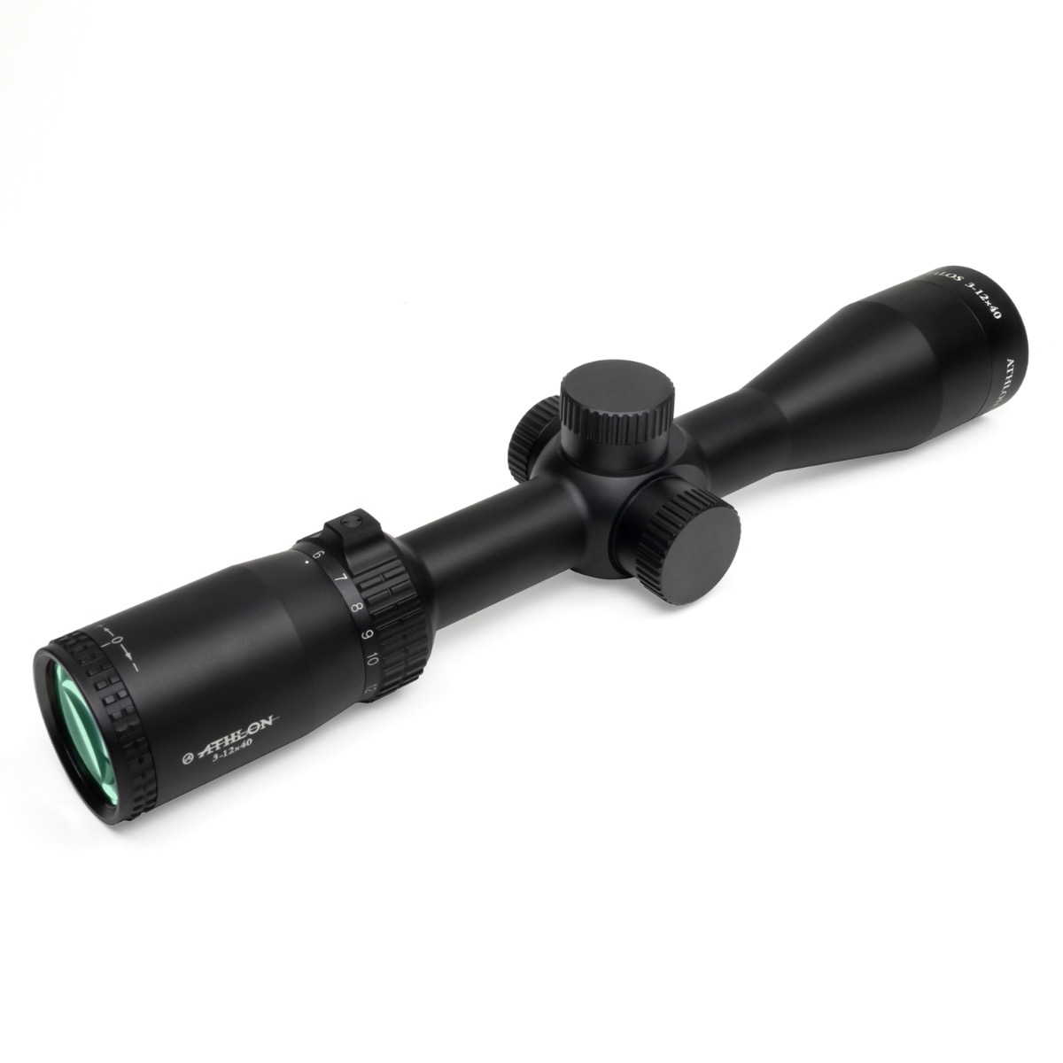 Athlon Talos 3-12x40 SFP Mil Dot Side Focus Non IR Rifle Scope