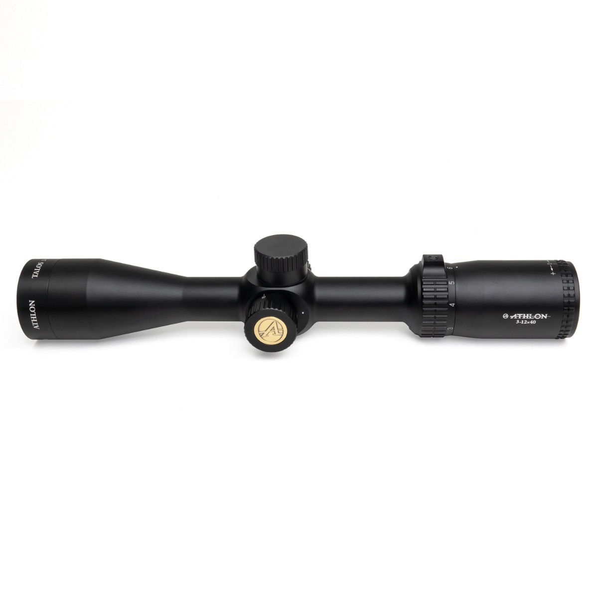 Athlon Talos 3-12x40 SFP Mil Dot Side Focus Non IR Rifle Scope