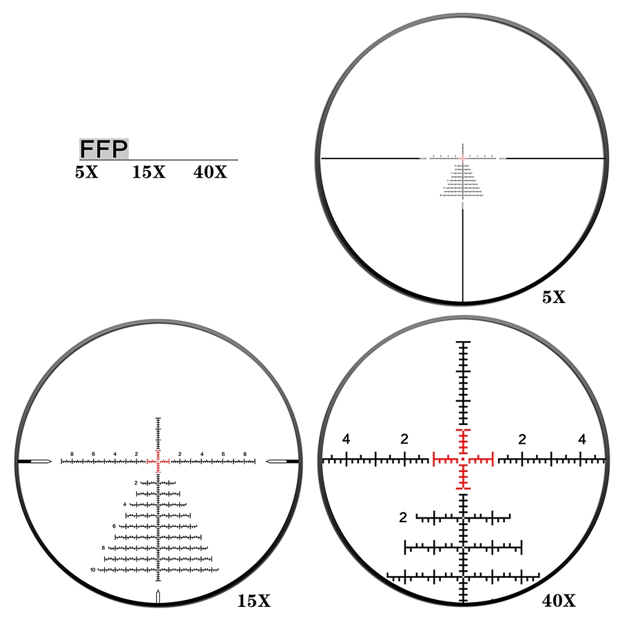 Discovery Optics ED ELR 5-40x56 FFP IR 35mm SF Rifle Scope