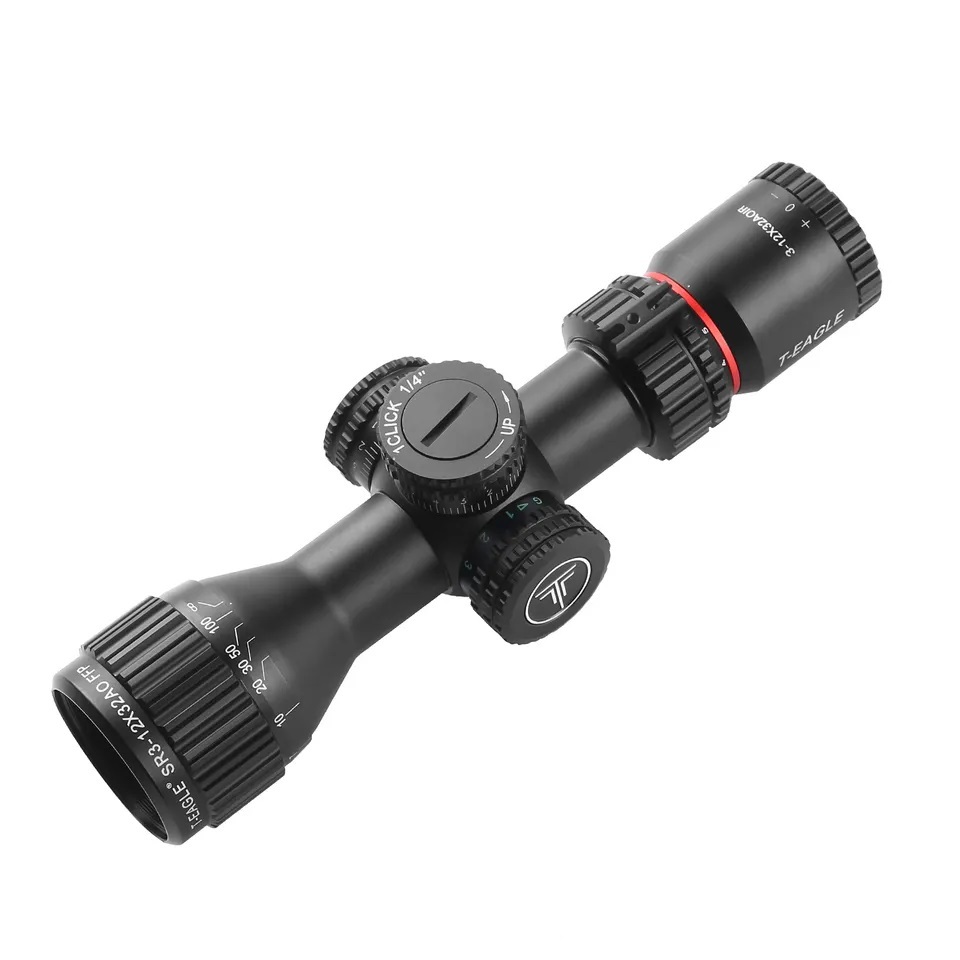 T-Eagle SR 3-12x32 AO Illuminated FFP 1/4" Rifle Scope