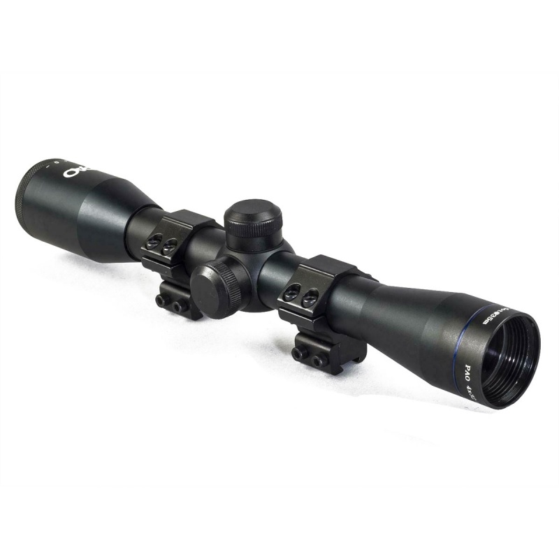 PAO Topaz Pre-mount 4x32 Mil-Dot Rifle Scope w/ 9-11mm Mounts