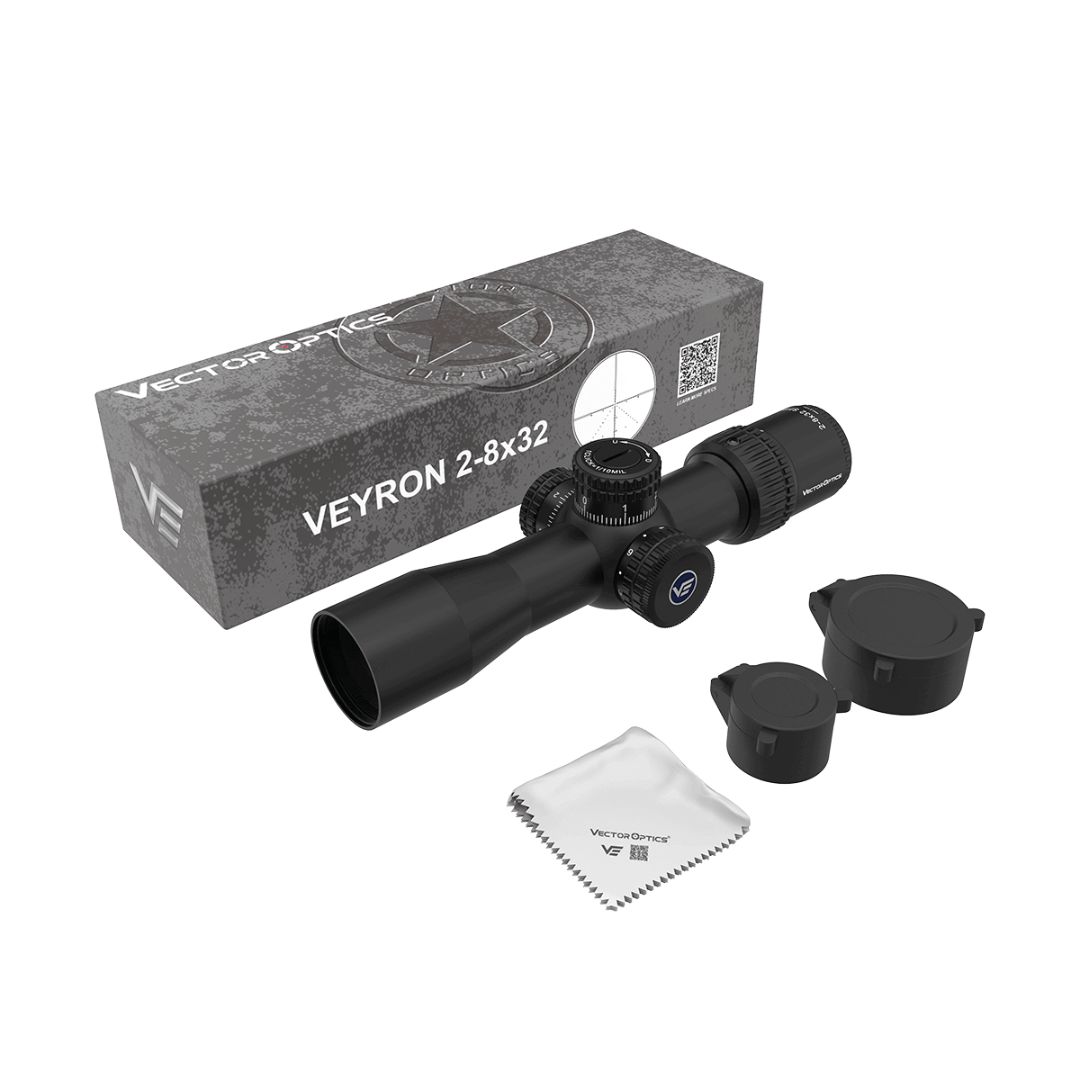 Vector Optics Veyron 2-8x32 SFP 0.1MRAD MPR-V5 30mm IR Rifle Scope