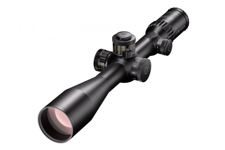 Schmidt & Bender PM II High Power 5-45x56 FFP P4F MTC/LT/DT/ST/CT CW 0.1 MRAD Zero Stop Rifle Scope