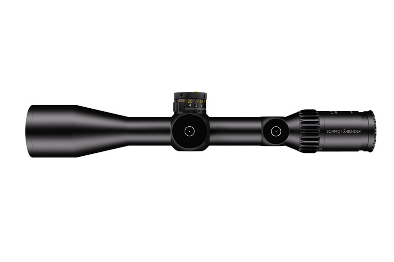 Schmidt & Bender PM II High Power 3-27x56 FFP GR2ID DT II+ MTC LT ST Zero Stop Locking Turret 0.1 MRAD CCW Rifle Scope