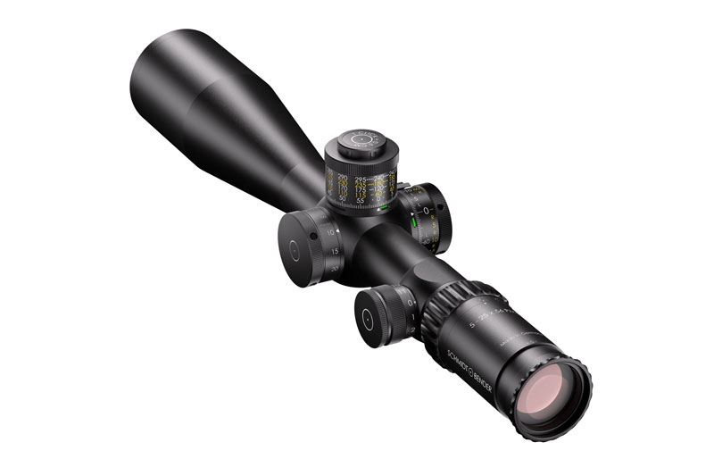 Schmidt & Bender PM II 5-25x56 LP Illuminated FFP P5FL DT / ST 1cm cw Rifle Scope
