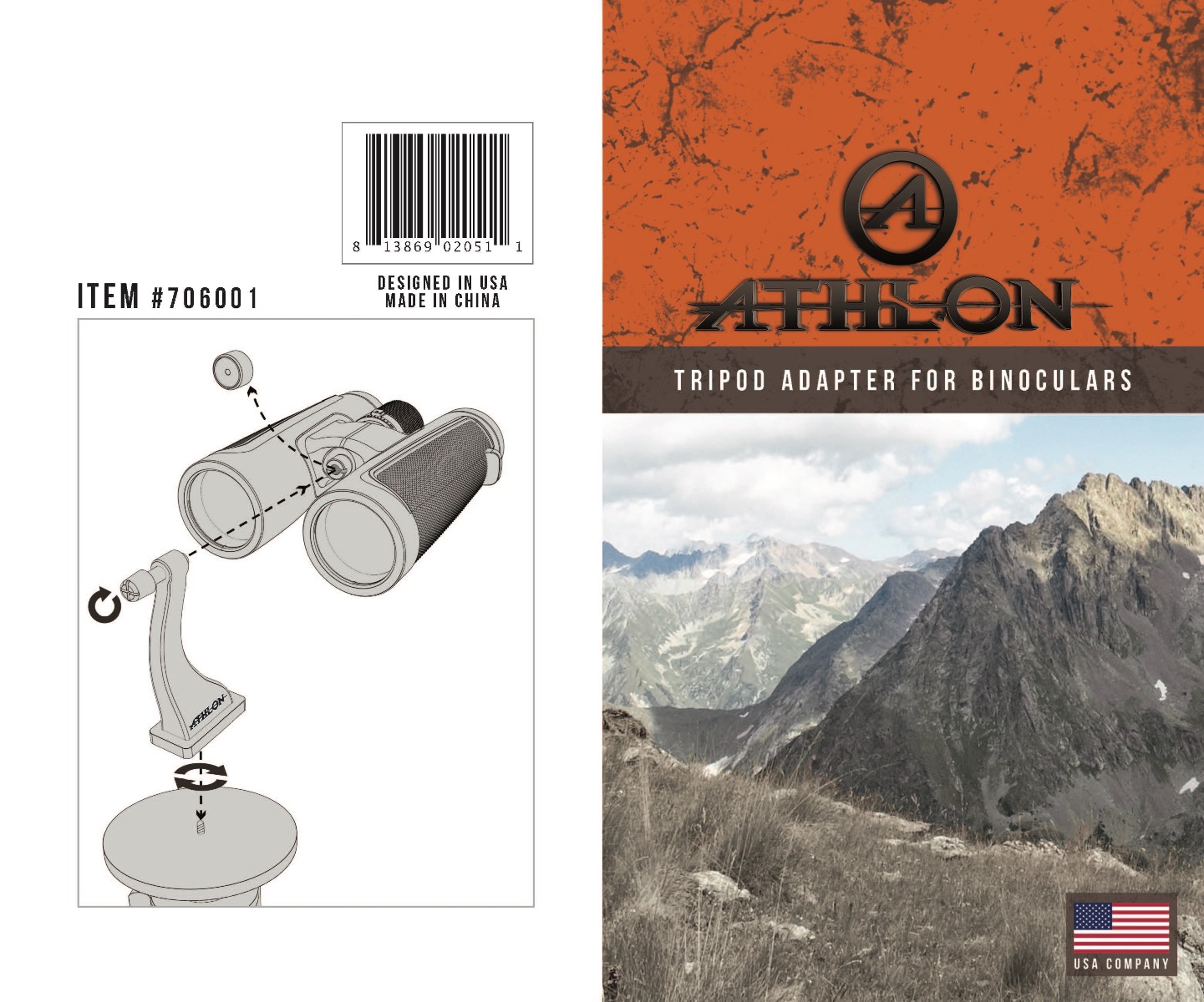Athlon Binocular Tripod Adapter