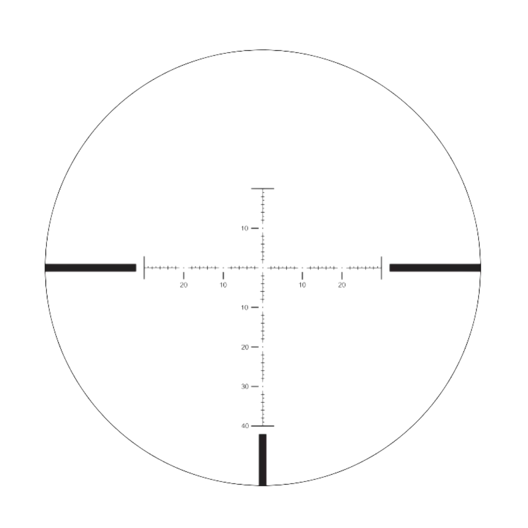 Athlon Heras SPR 2-12x42 SFP Side Focus Non-IR AAGR1 0.25MOA 1" Rifle Scope