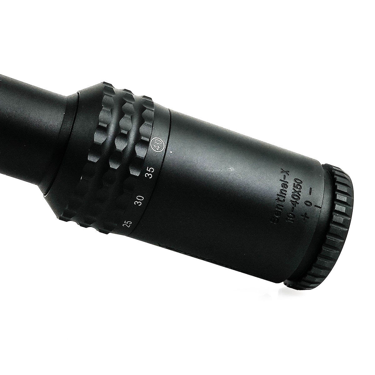 Ex-Demo Vector Sentinel-X 10-40x50 SFP Non Illuminated COM-25M Benchrest 30mm Zero Stop 1/8 MOA Rifle Scope - EXD367