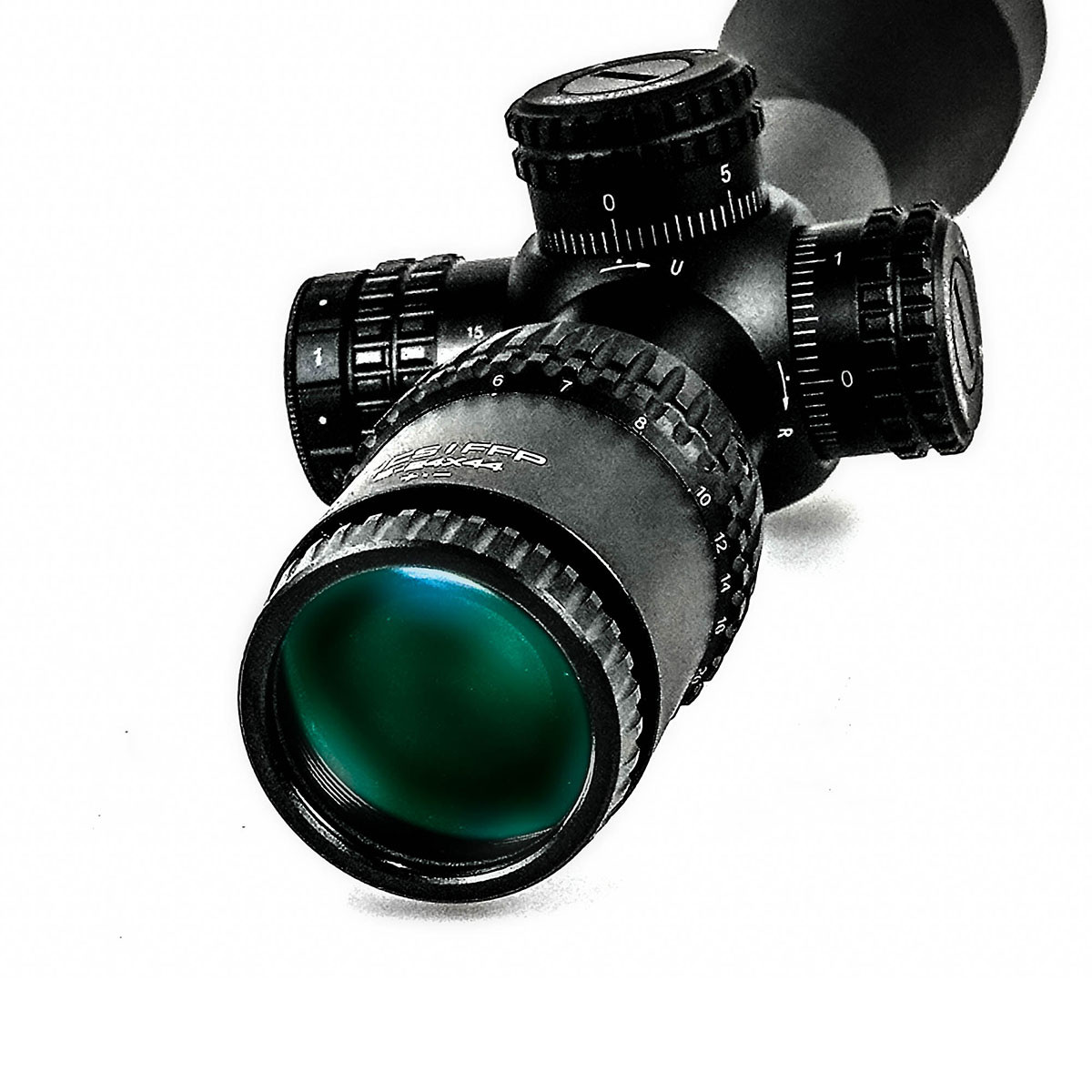 Ex-Demo ELLTECH UCS 6-24x44 FFP MR1X 0.1 MRAD Illuminated Rifle Scope + WULF 30mm/1 inch Picatinny Mount - EXDEM-0105