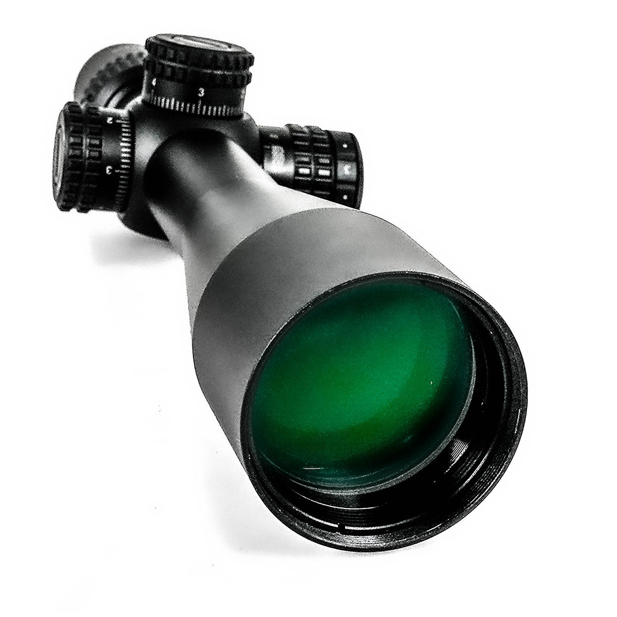 Ex-Demo ELLTECH UCS 6-24x44 FFP MR1X 0.1 MRAD Illuminated Rifle Scope + WULF 30mm/1 inch Picatinny Mount - EXDEM-0105