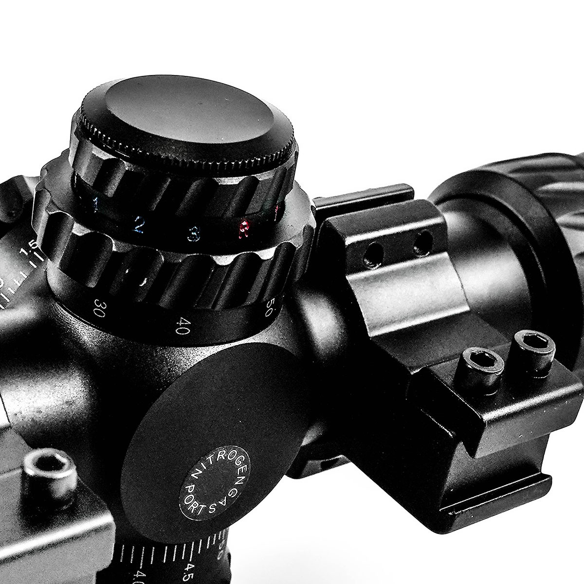 Ex-Demo PAO Topaz 3-12x44 Illuminated SFP Mil-Dot PA MK II Compact "Swat" Rifle Scope - EXD214