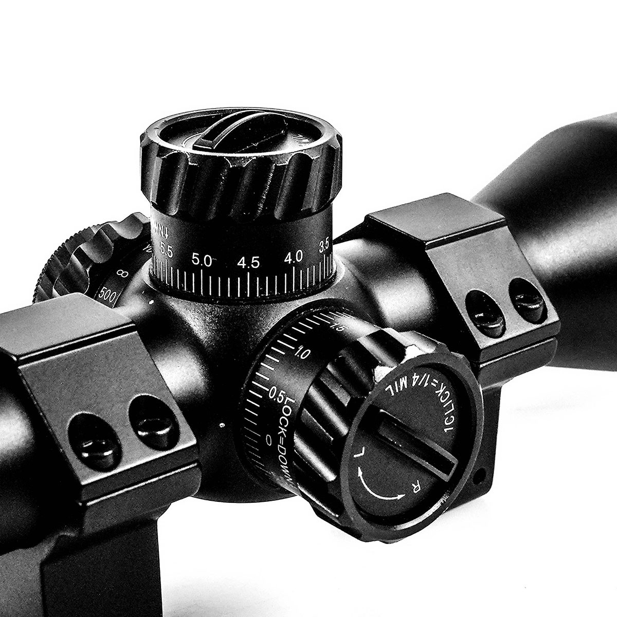 Ex-Demo PAO Topaz 3-12x44 Illuminated SFP Mil-Dot PA MK II Compact "Swat" Rifle Scope - EXD214