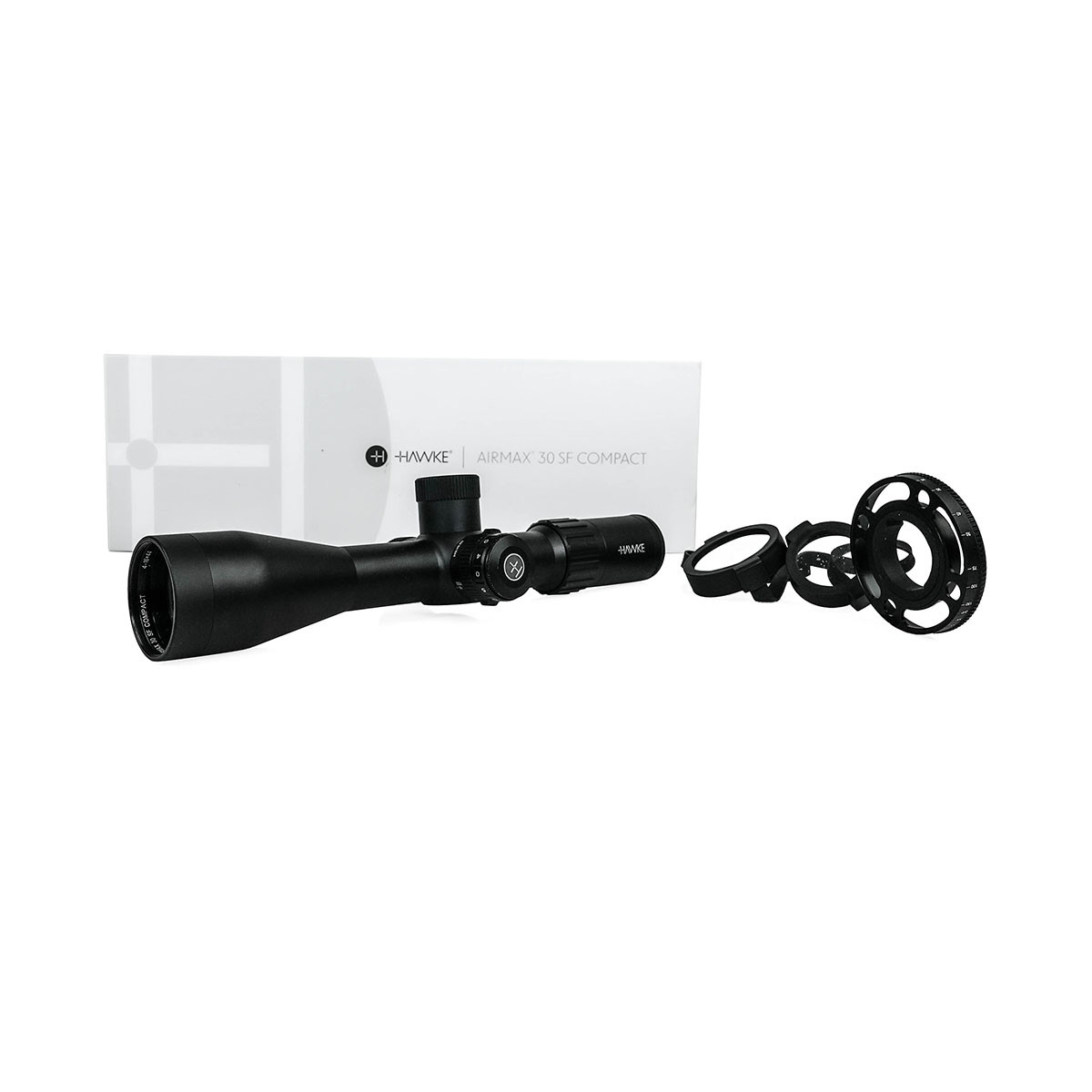 Preowned Hawke AIRMAX 30 SF COMPACT 4-16x44 AMX IR Rifle Scope - PO713