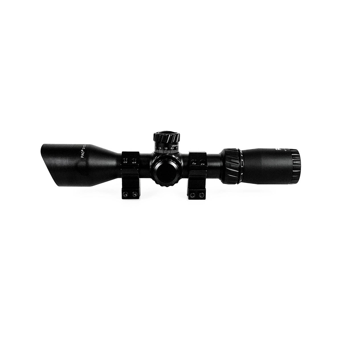 Ex-Demo PAO Topaz 3-12x44 Illuminated SFP Mil-Dot PA MK II Compact "Swat" Rifle Scope - EXD214