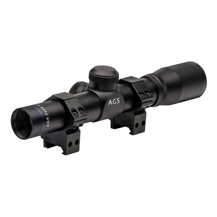 AGS Cobalt 2x20 Duplex Long Eye Relief Pistol Scope (35yd Parallax)