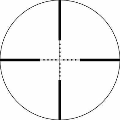 AGS Cobalt 4x40 Mil Dot Reticle 25mm Rifle Scope w/ Dovetail Mount Rings