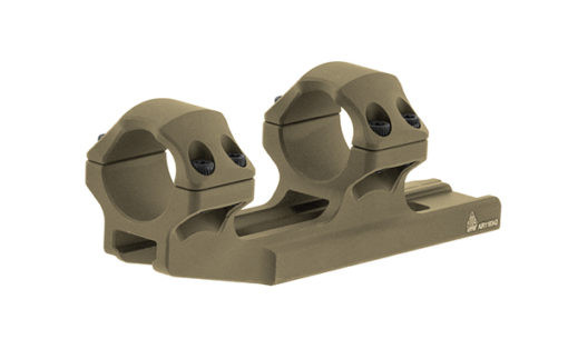 UTG ACCU-SYNC 1" Medium Profile 34mm Offset Picatinny Rings, Flat Dark Earth