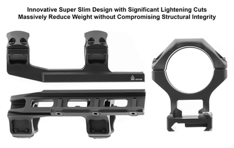 UTG ACCU-SYNC 30mm Medium Pro. 50mm Offset Picatinny Rings