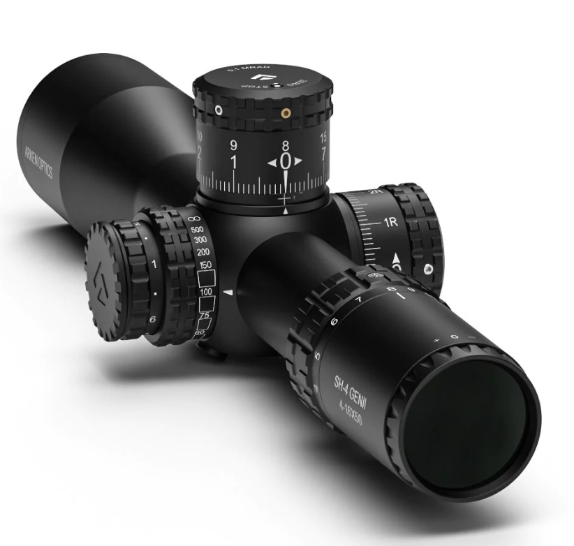 Arken Optics SH4 4-16X50 GEN2 FFP VPR MIL Illuminated Rifle Scope