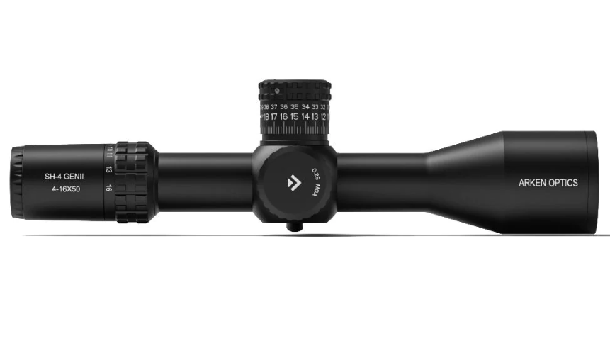 Arken Optics SH4 4-16X50 GEN2 FFP VPR MOA Illuminated Rifle Scope
