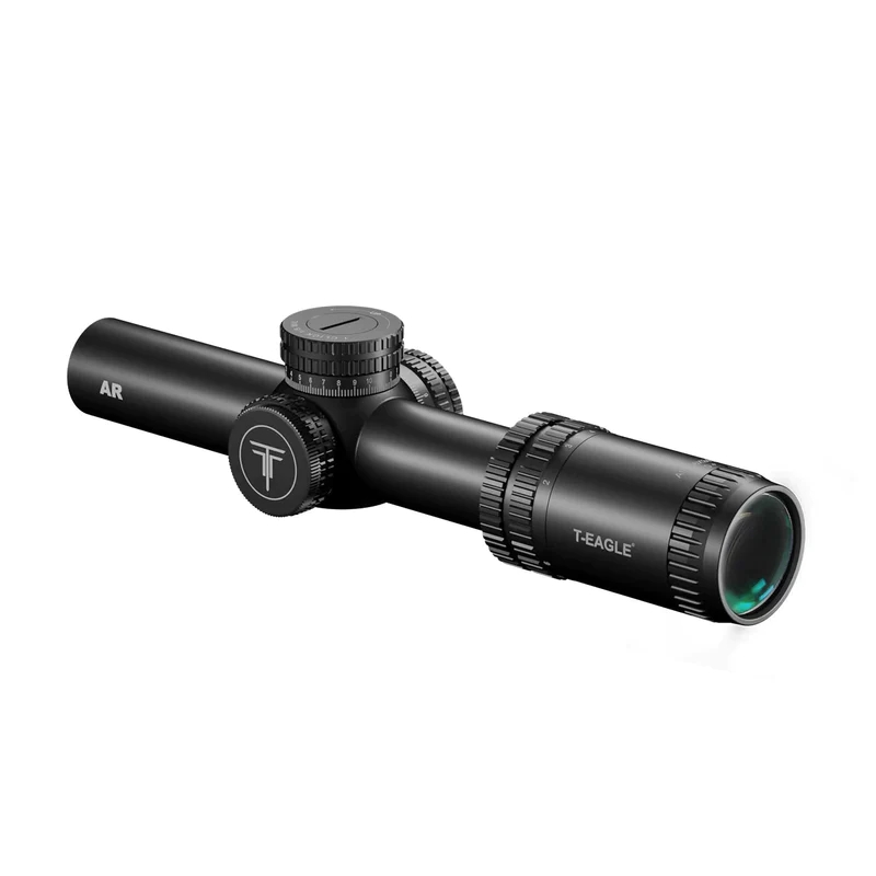T-Eagle AR 1-6x24 Illunimated SFP 30mm Rifle Scope with Free Weaver Rings
