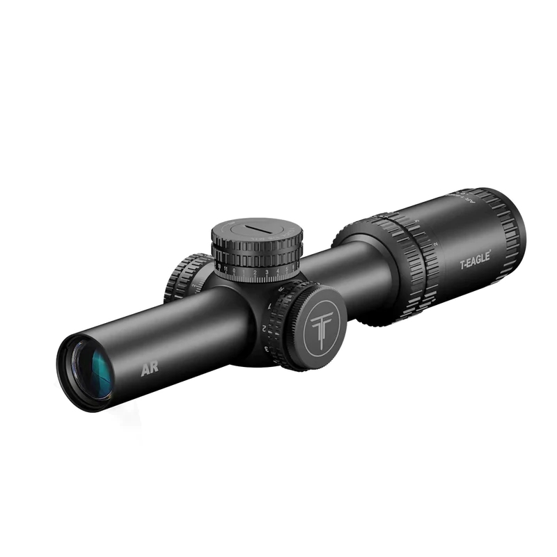 T-Eagle AR 1-6x24 Illunimated SFP 30mm Rifle Scope with Free Weaver Rings