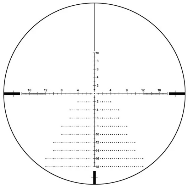 T-Eagle AR 1-6x24 Illunimated SFP 30mm Rifle Scope with Free Weaver Rings