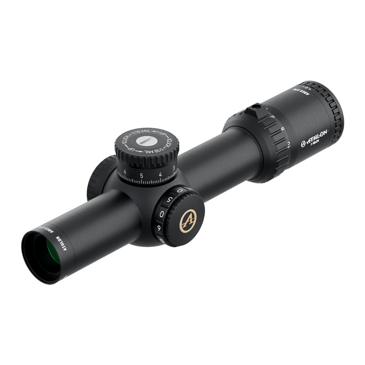 Athlon Ares 1-10x24 ETR UHD FFP IR ATMR3 MIL 0.1 MRAD Rifle Scope