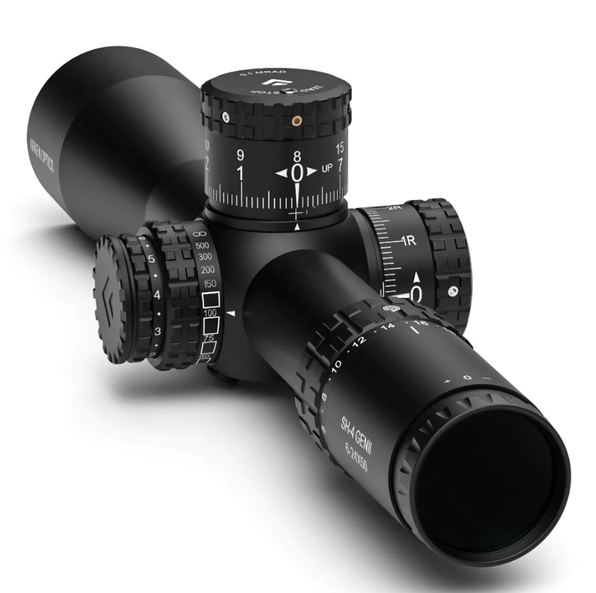 Arken Optics SH4 6-24x50 GEN2 FFP VPR MOA Illuminated Rifle Scope