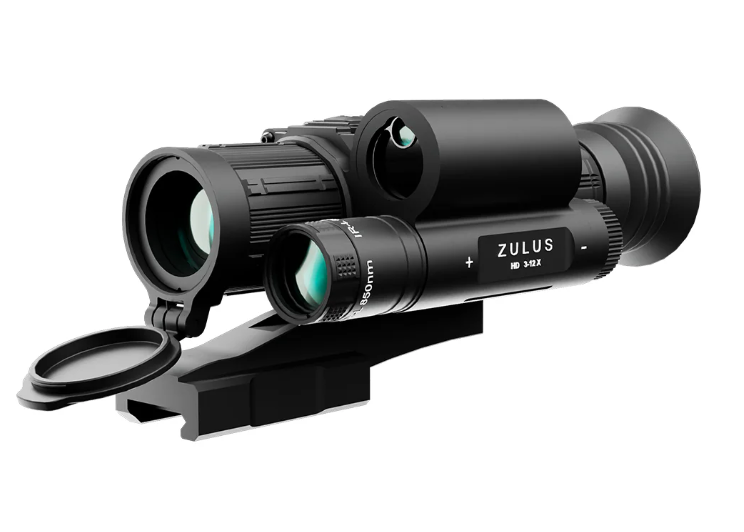 WIN A: Arken Optics ZULUS HD 3-12X Digital Night Vision Scope With LRF And Ballistic Calculator, Includes Picatinny Rail