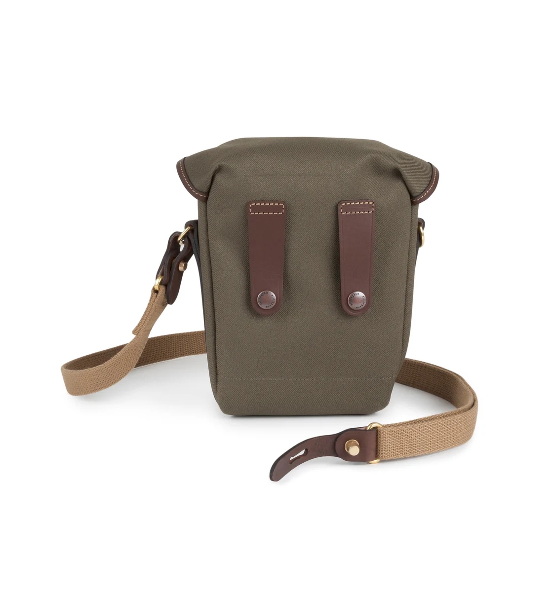 Billingham Galbin Binocular Case for 10x42 Binoculars / Small Cameras - Sage FibreNyte / Chocolate Leather