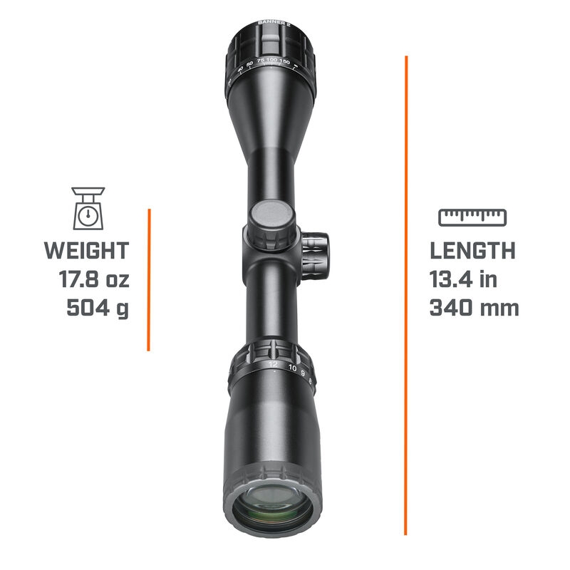 Bushnell Banner 2 4-12x40 Non-IR DOA Quick Ballistic MOA 1" Rifle Scope